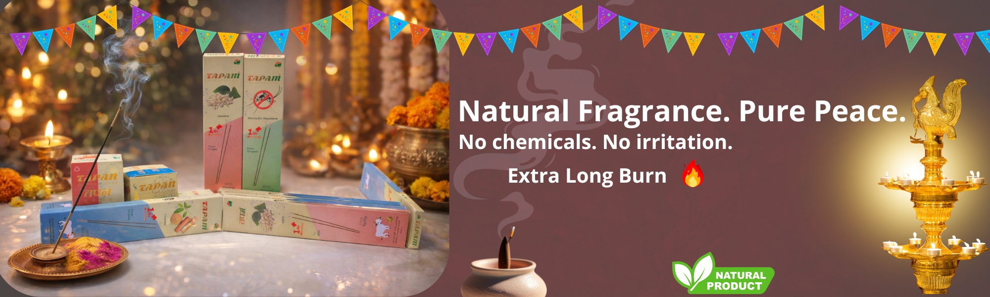 incense stick banner